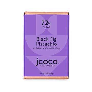 Black Fig Pistachio 72% Mini against a white background