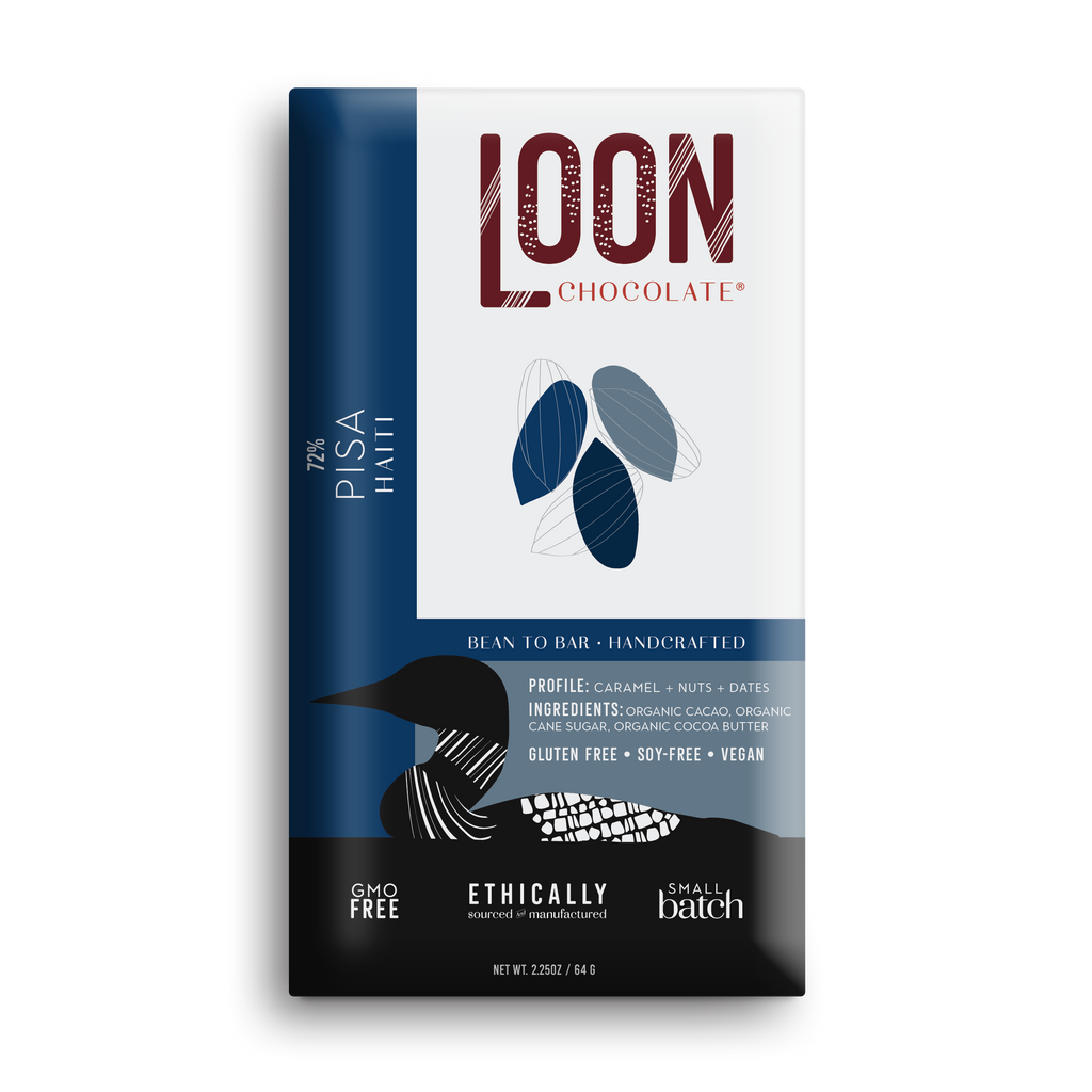 72% Dark - Haiti Pisa from Loon Chocolate