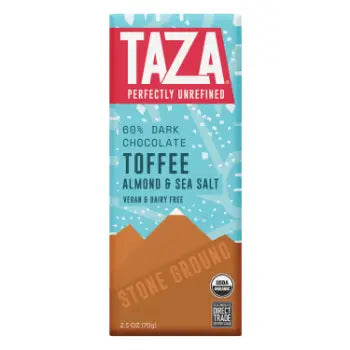 Toffee Almond Holiday Amaze Bar against a white background