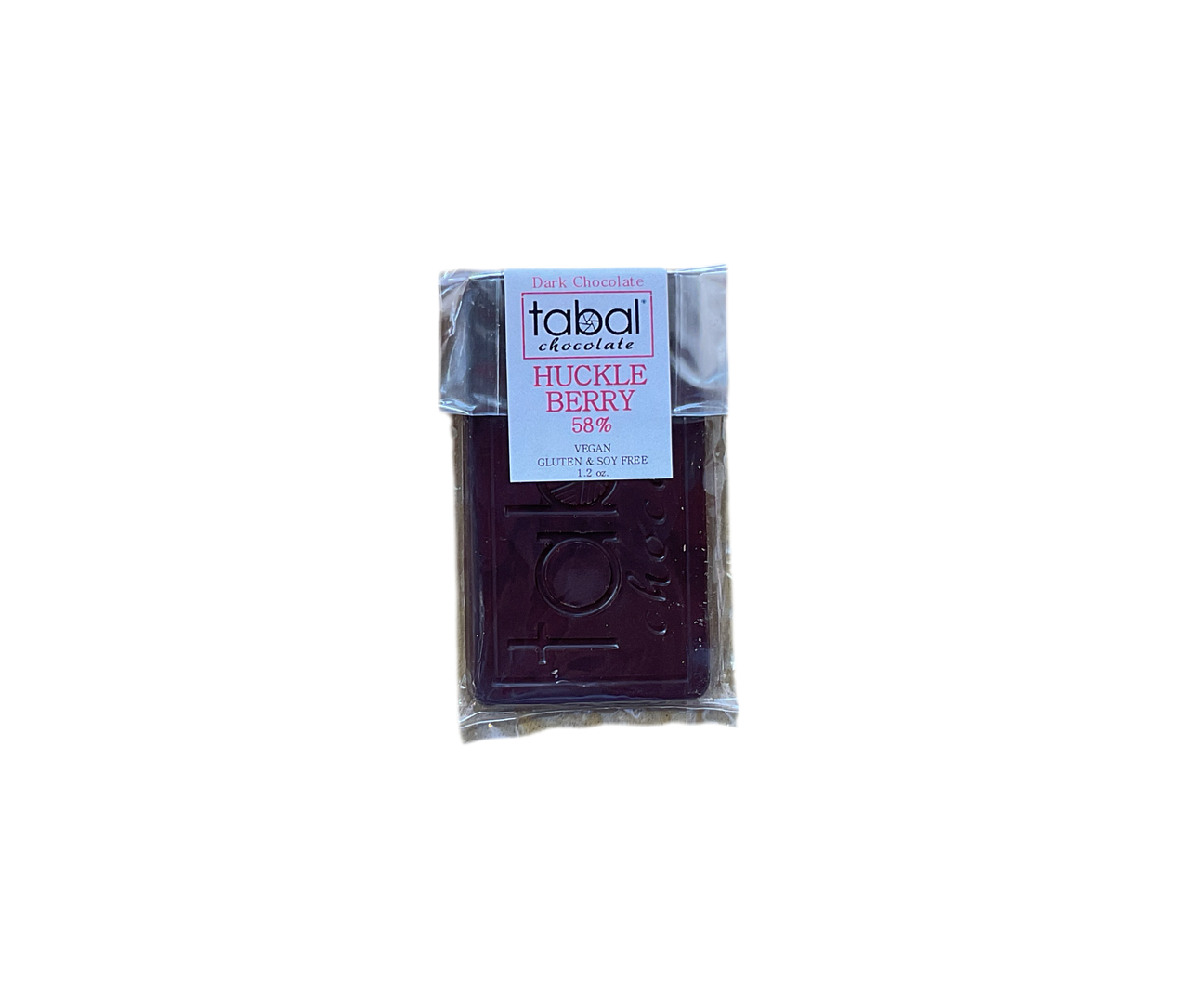 Huckleberry 58% Dark Chocolate, 1.2oz from Tabal Chocolate
