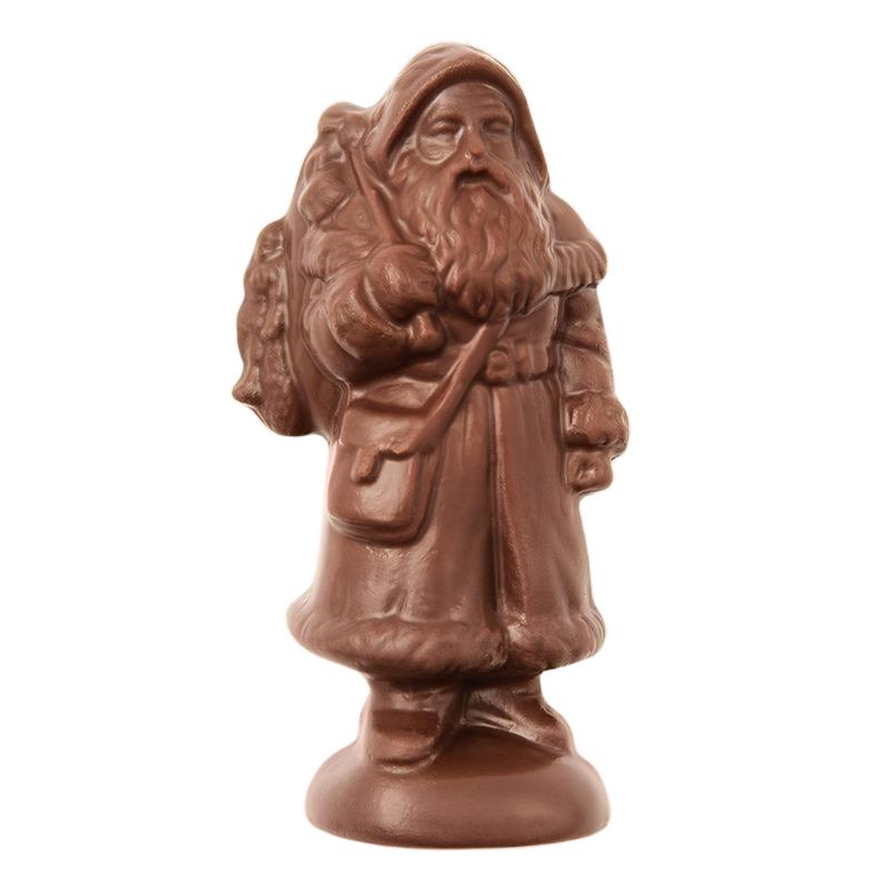 Milk Chocolate Santa against a white background