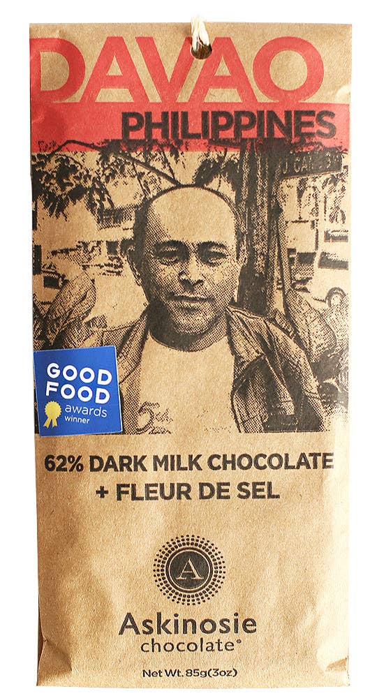 62% Dark Milk with Fleur de Sel from Askinosie