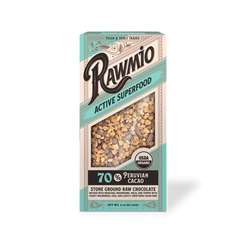 70% Superfood Raw Chocolate Bark from Rawmio