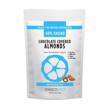 ChocoVivo Chocolate Covered Almonds 60% at The Chocolate Dispensary