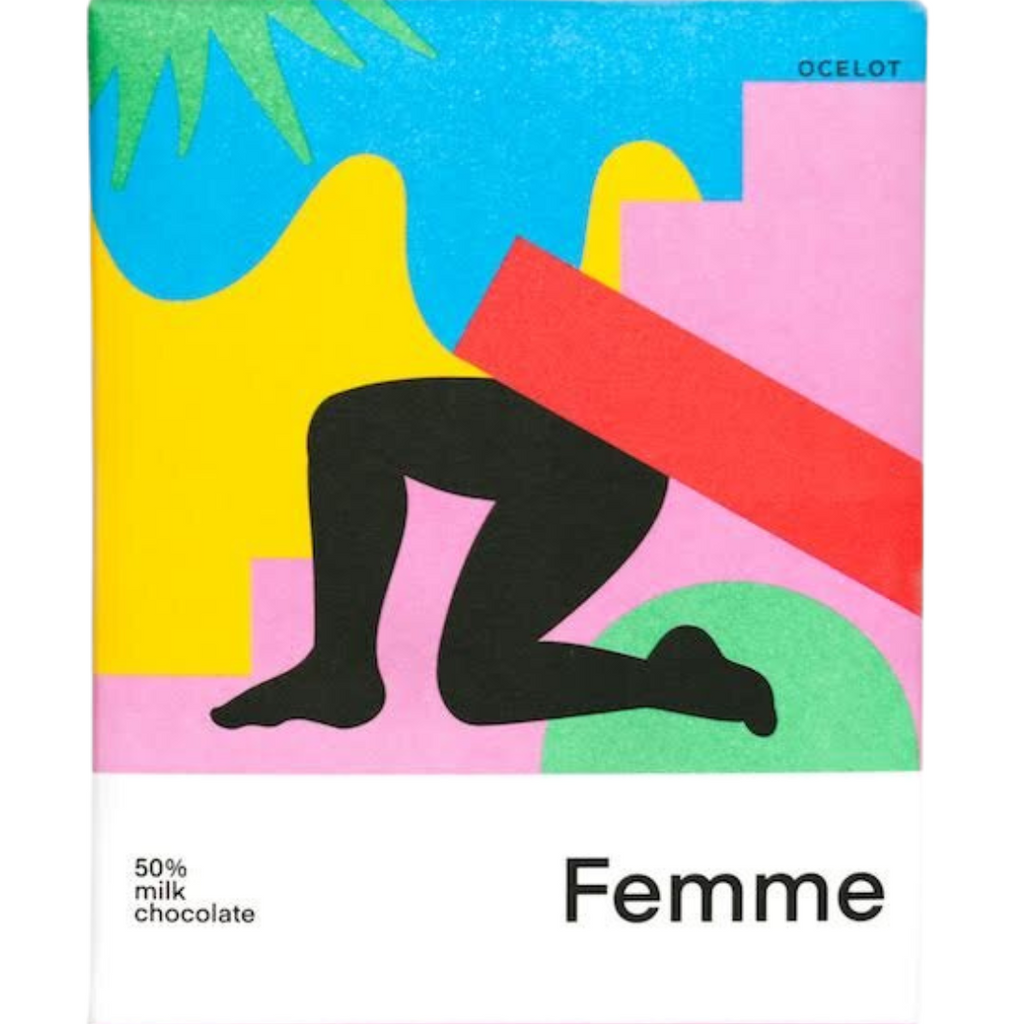 Femme 50% Dark Milk Chocolate - Congo bar from Ocelot Chocolate