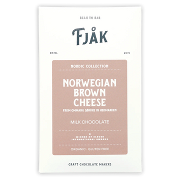 Fjak Norwegian Brown Cheese Milk Chocolate 45% Front Package