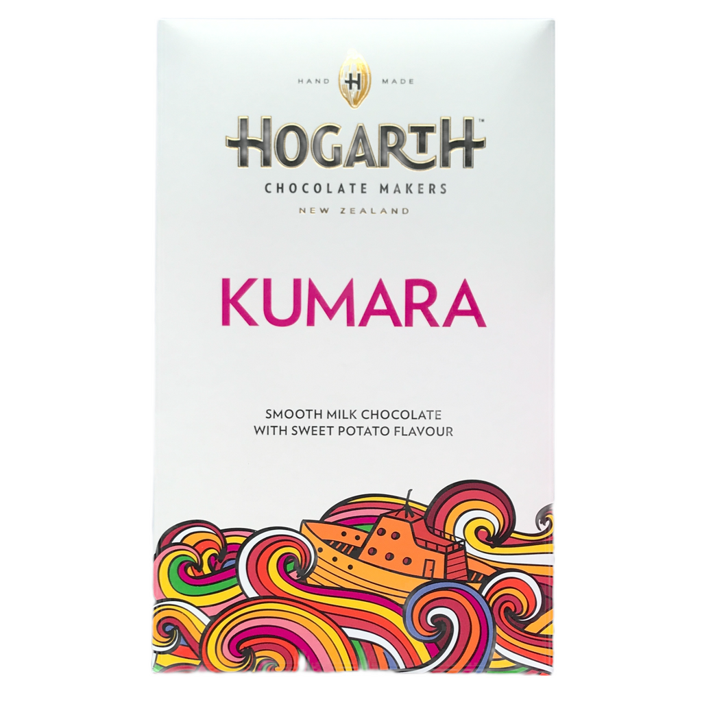 Kumara Milk Chocolate from Hogarth Chocolate Makers against a white background