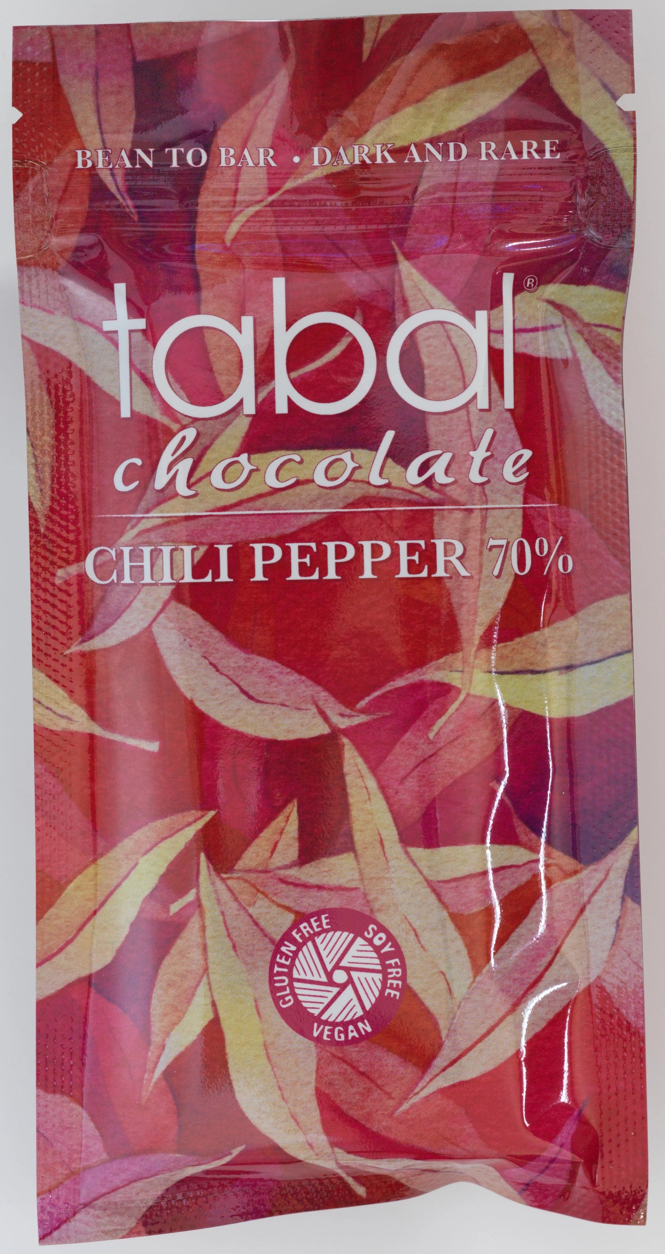 Chili Pepper 70% Dark Chocolate, 2oz against a white background