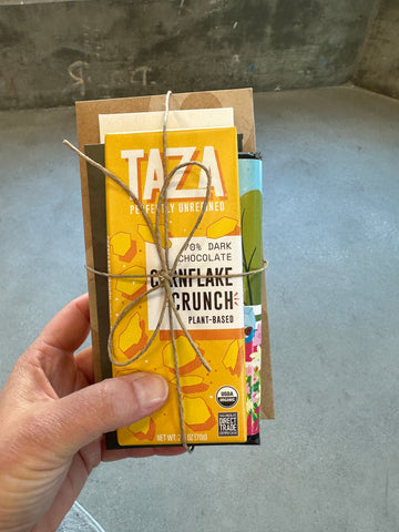 Five Chocolate Bars as part of the "Breakfast Bundle" at The Chocolate Dispensary