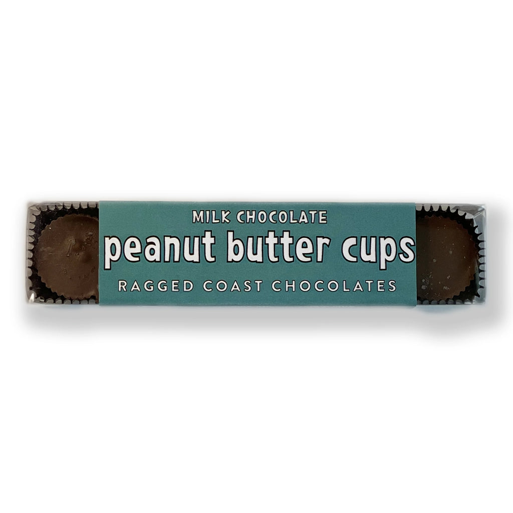 Milk Chocolate Peanut Butter Cups against a white background