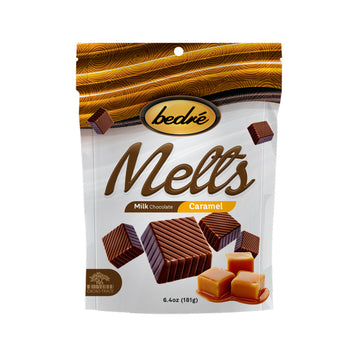 Bag of Caramel Melts against a white background