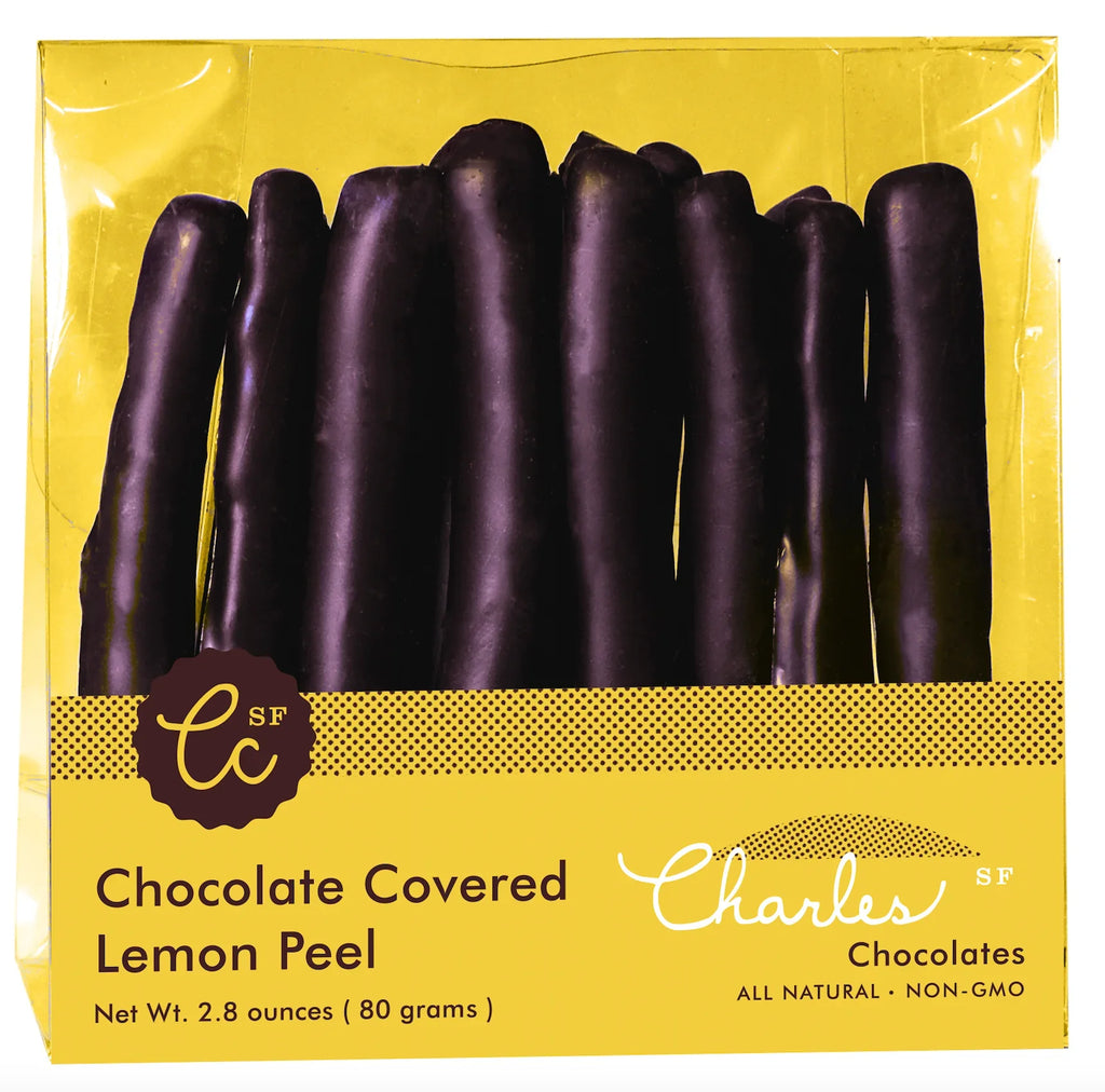 Wrapped Chocolate Covered Lemon Peels at The Chocolate Dispensary 