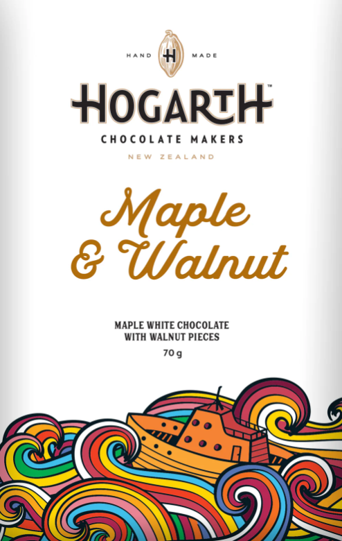 Maple & Walnut bar from Hogarth Chocolate Makers