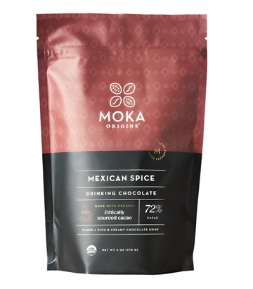 Mexican Hot Chocolate from Moka Origins against a white background