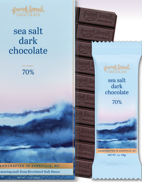 Sea Salt 70% Dark from French Broad Chocolate