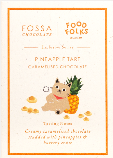 Caramelized White Chocolate Pineapple Tart (Limited Edition) from Fossa Chocolate