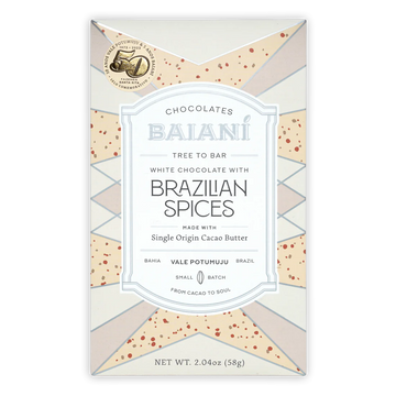 White Chocolate with Brazilian Spices from Baianí Chocolates