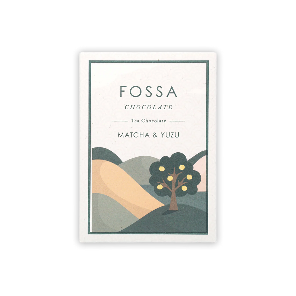 White Chocolate Matcha & Yuzu from Fossa Chocolate