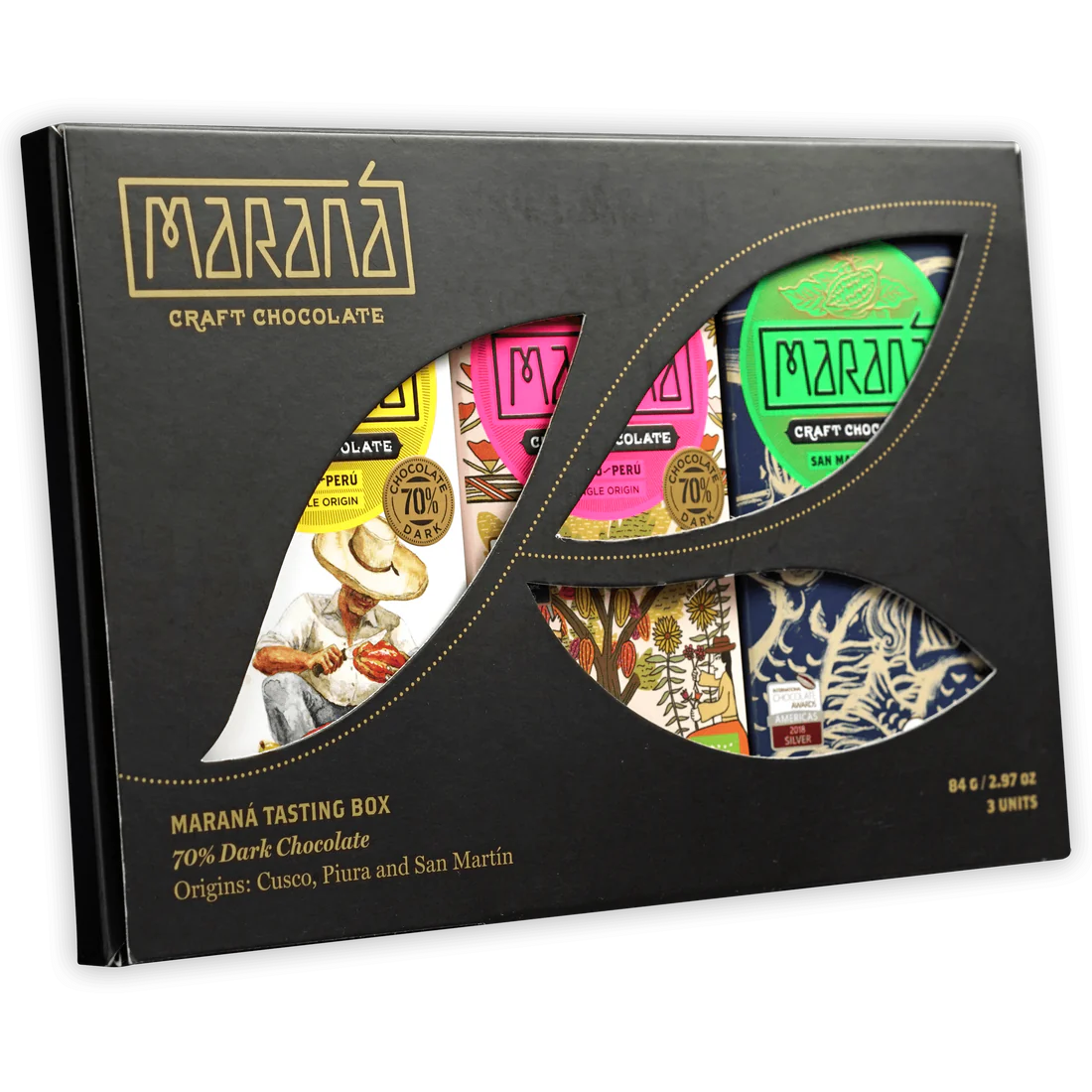 Mini Tasting Box 70% from Maraná Craft Chocolate
