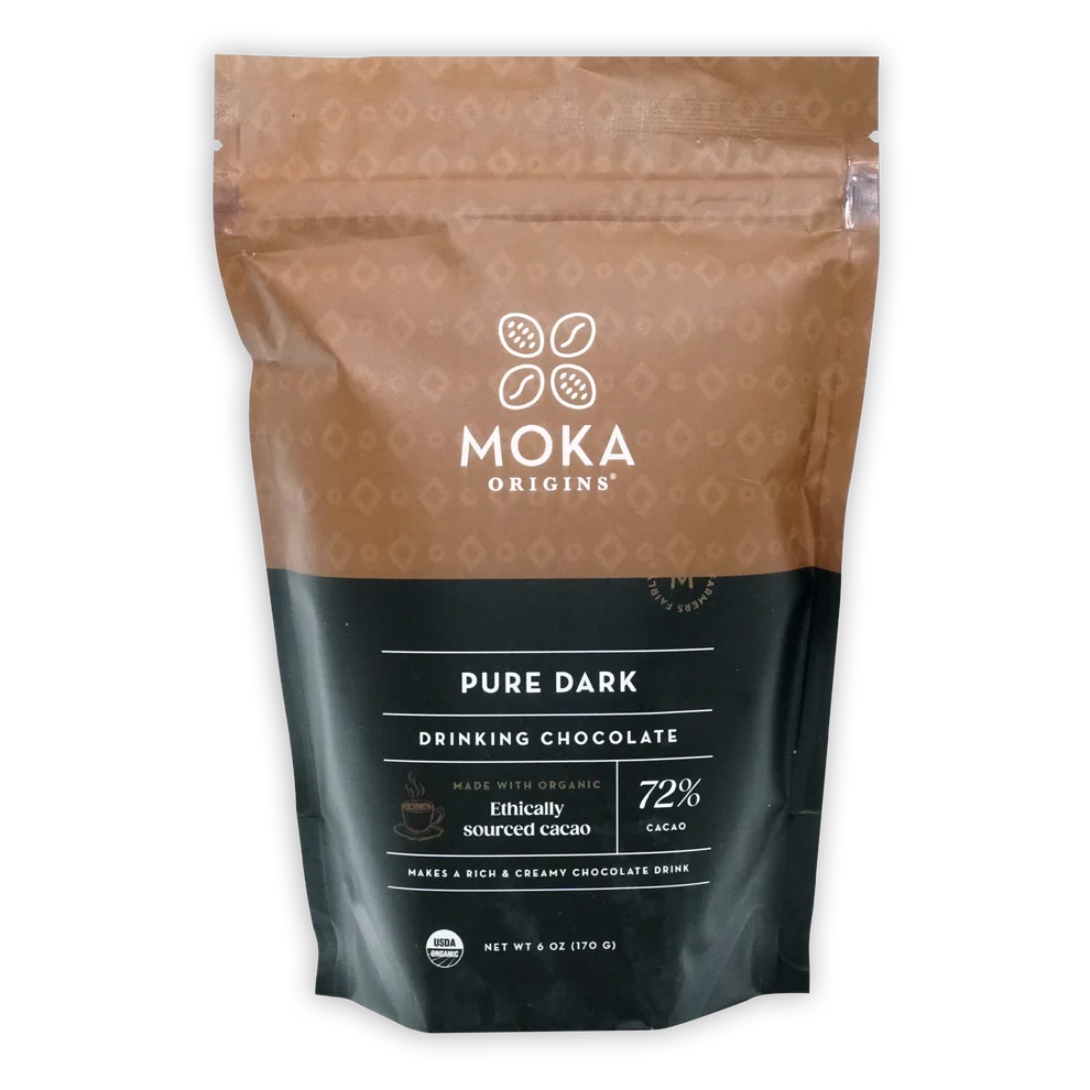 Plain Dark Drinking Chocolate from Moka Origins