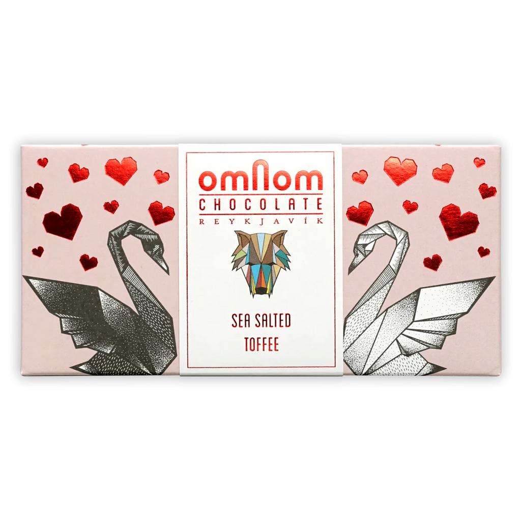 Valentine's Day Sea Salted Toffee from OmNom Chocolate