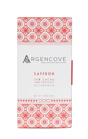 Argencove 70% Dark Saffron at The Chocolate Dispensary