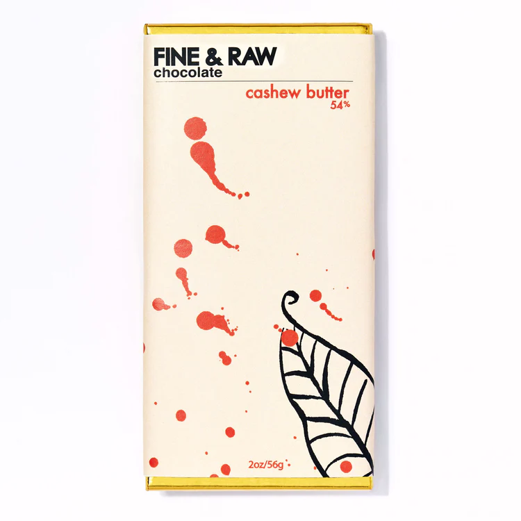 Fine & Raw 54% Cashew Butter Bar at The Chocolate Dispensry