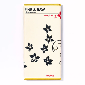 Fine & Raw 67% Raspberry Bar at The Chocolate Dispensary