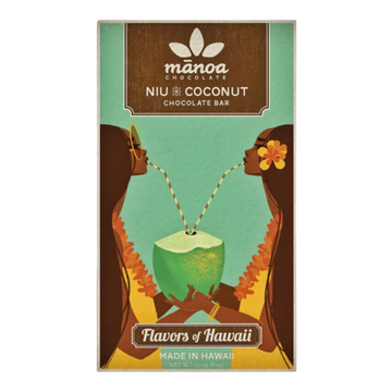 Mānoa Chocolate Niu x Coconut Vegan Milk 60% - Hawai'i
