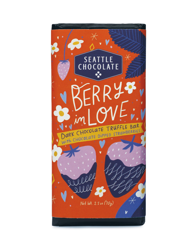 Seattle Chocolate Berry in Love Truffle Bar at The Chocolate Dispensary