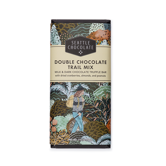 Seattle Chocolate Double Chocolate Trail Mix Truffle Bar at The Chocolate Dispensary