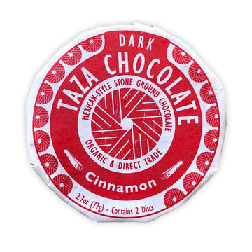 Taza Cinnamon Chocolate Disc against a white background